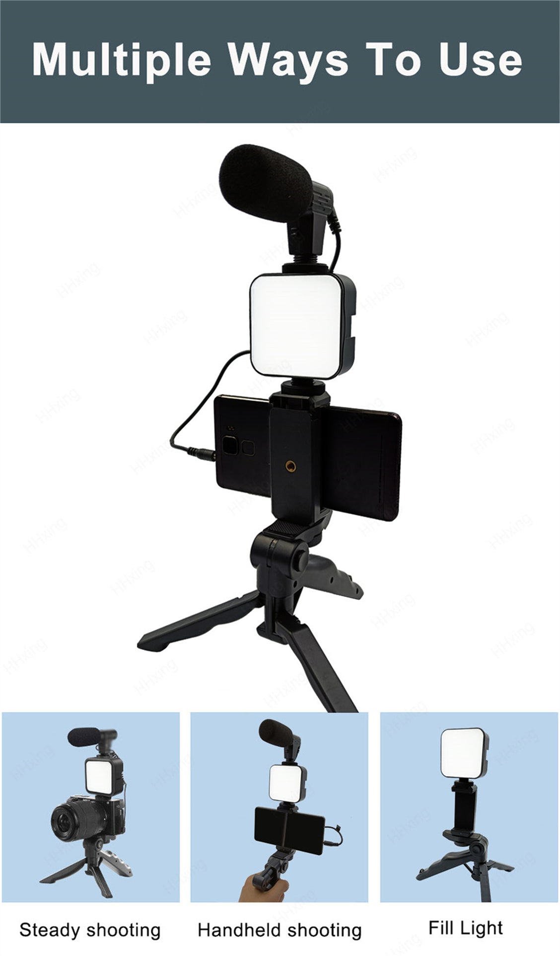 Smartphone & Camera Vlogging Studio Kit