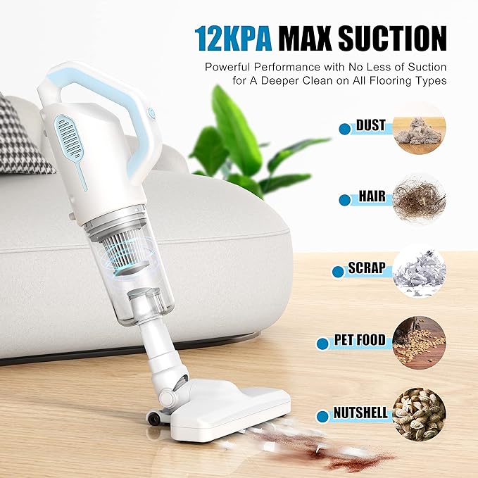 12-in-1 Stick Handheld Vacuum Cleaner