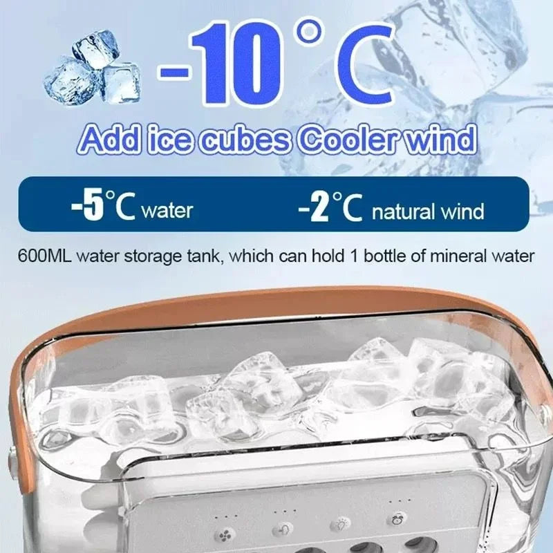 Cooling Fan with Ice