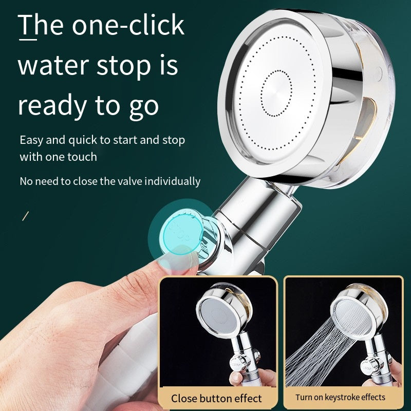 High Pressure Turbocharged Shower Head